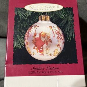 KEEPSAKE the Label Festive Santa Ornament